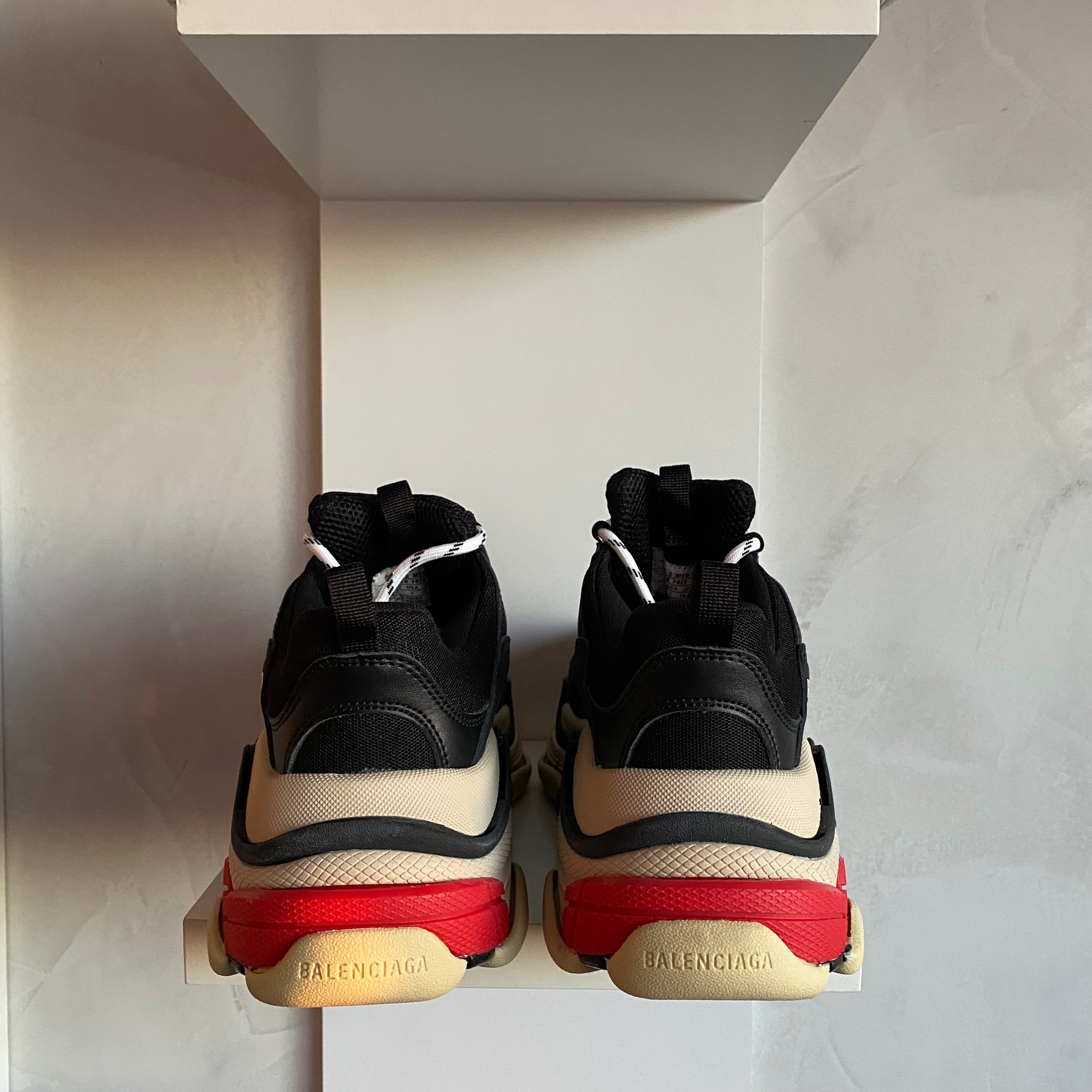 Balenciaga Triple S Black White Red (Pronta Entrega)