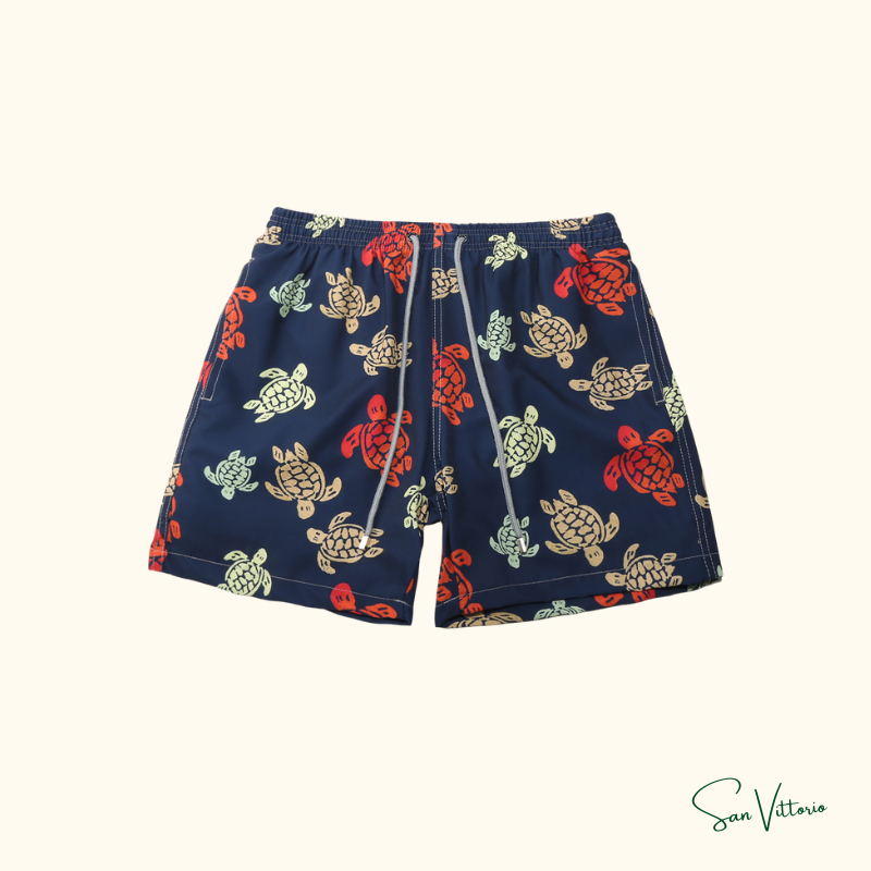 Shorts "Tortues Multicolores" Vilebrequin