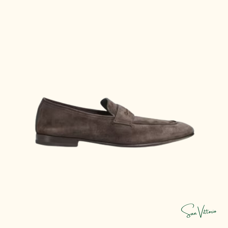 Mocassim "L'asola" Camurça Zegna