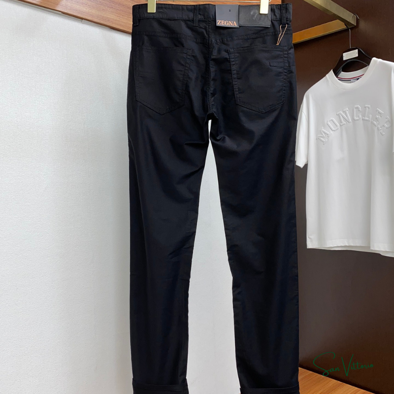 Calça "Gabardine" Slim Fit Zegna