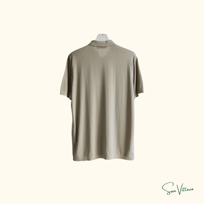 Camisa Polo "Khaki" Loro Piana