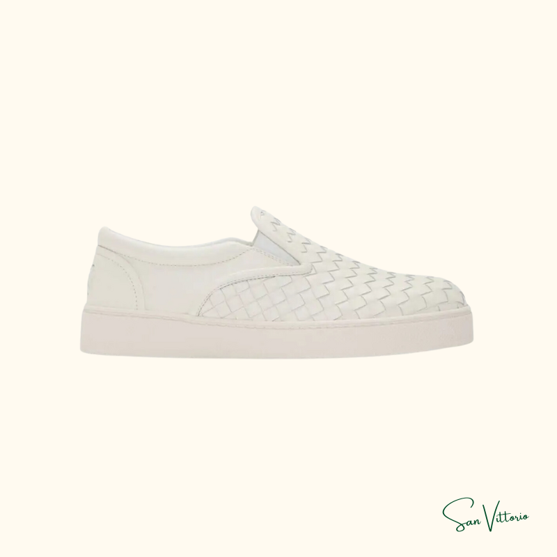 Slip-on Bottega Veneta "Rebite White"
