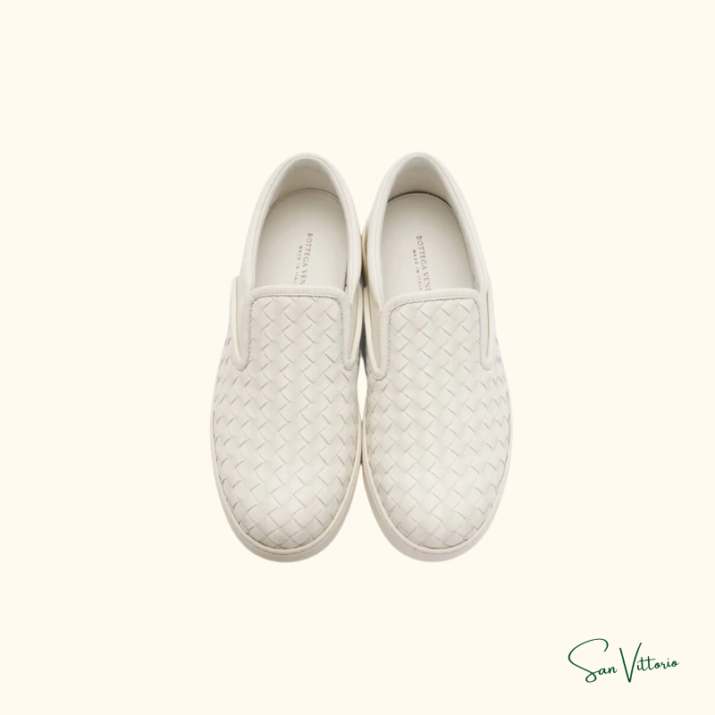 Slip-on Bottega Veneta "Rebite White"