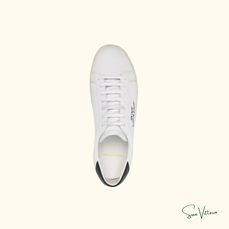 Tênis Cano Baixo Yves Saint Laurent Branco