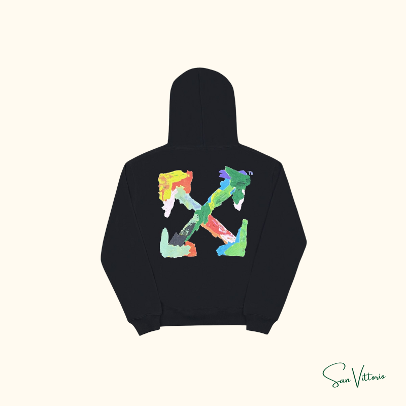 Moletom "Brush Painting" Off-White