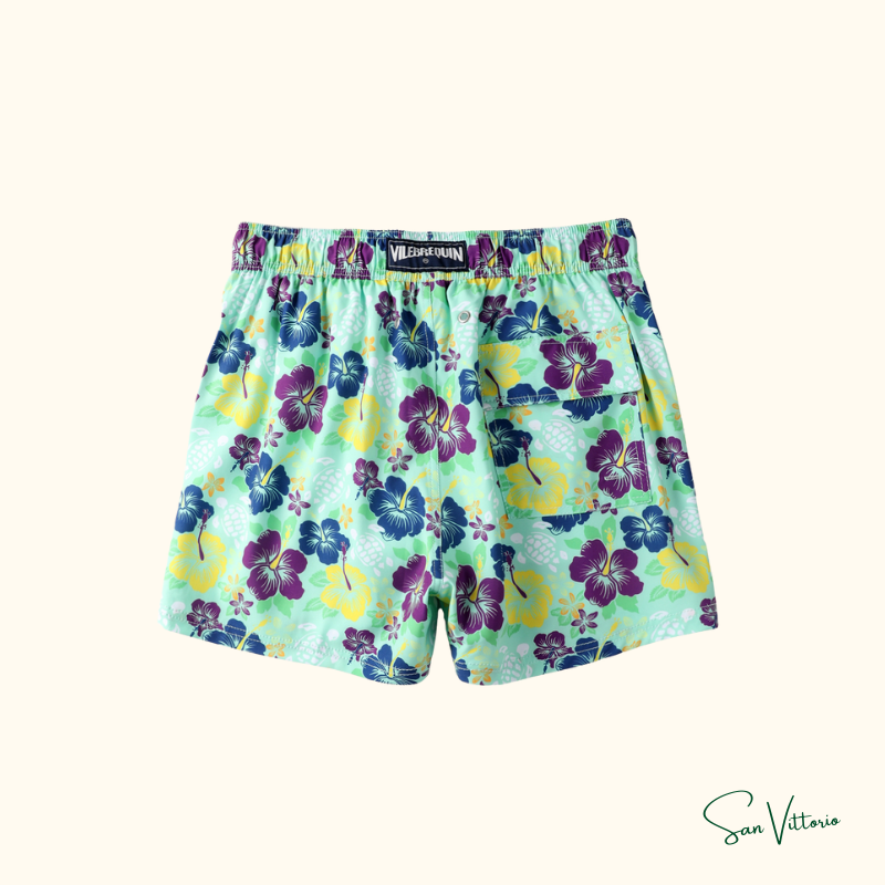 Shorts "Floral Turtle" Vilebrequin