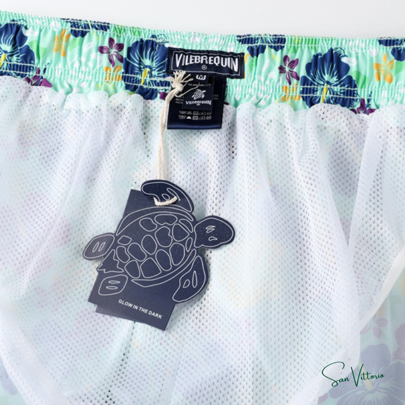 Shorts "Floral Turtle" Vilebrequin