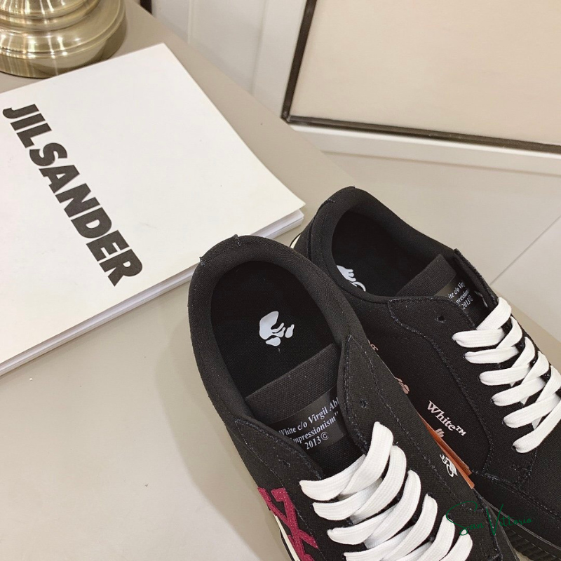Tênis "Vulcanized Low Canvas" Off-White Preto