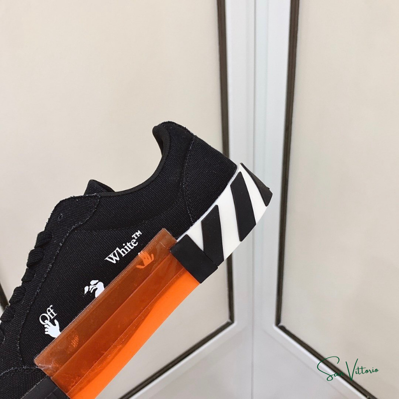 Tênis "Vulcanized Low Canvas" Off-White Preto
