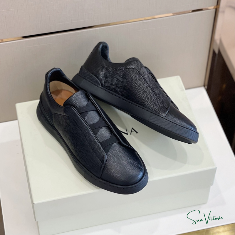 Tênis "Triple Stitch" Zegna Couro