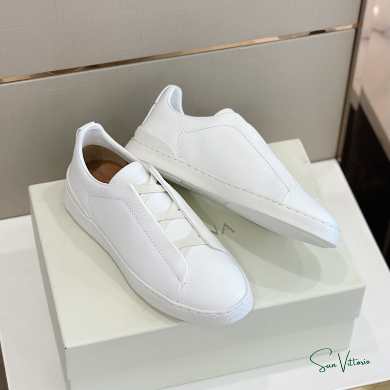Tênis "Triple Stitch" Zegna Couro