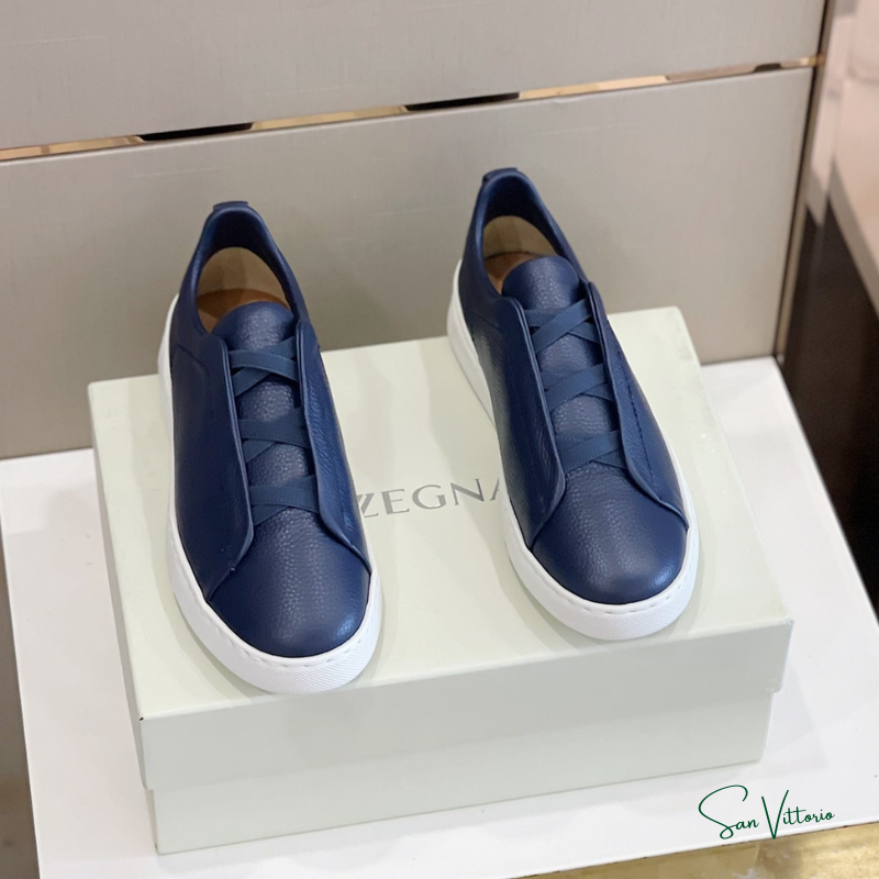 Tênis "Triple Stitch" Zegna Couro