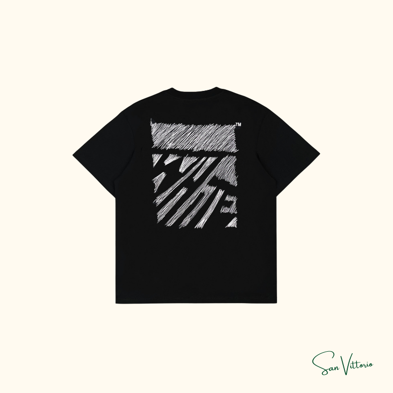 Camiseta "Scribble Diag" Off-White