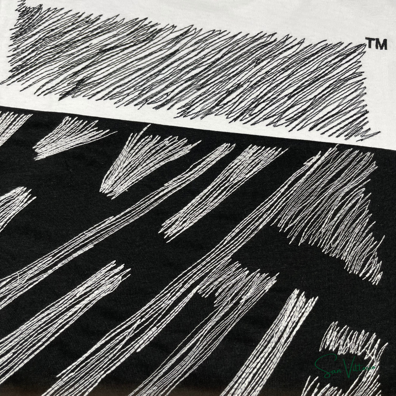 Camiseta "Scribble Diag" Off-White