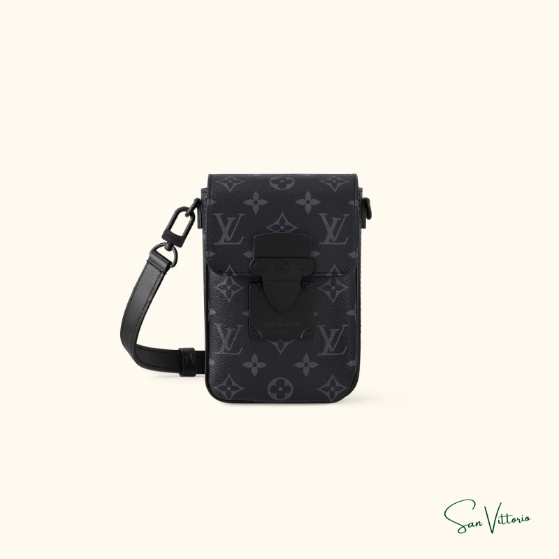 Carteira S-Lock Vertical Wearable Monogram Eclipse Louis Vuitton
