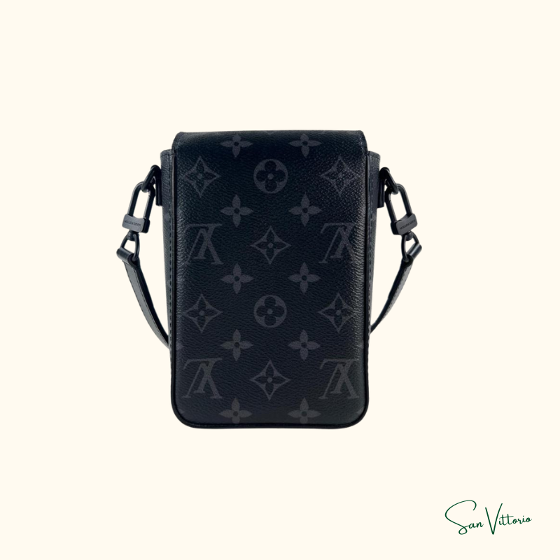 Carteira S-Lock Vertical Wearable Monogram Eclipse Louis Vuitton