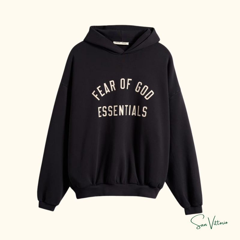 Moletom com Logo Modelagem Anos 90 Fear of God Essentials