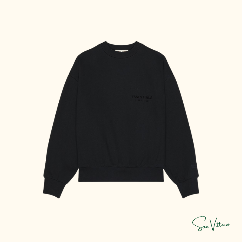 Moletom Black Core Crewneck Fear of God Essentials