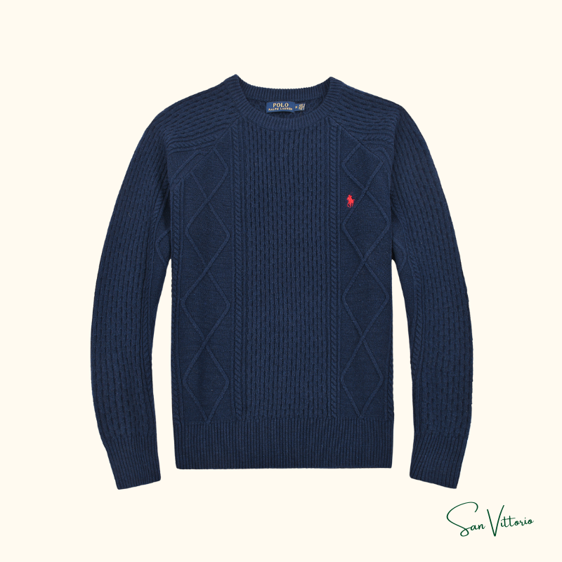 Suéter Tricot Clássico Ralph Lauren