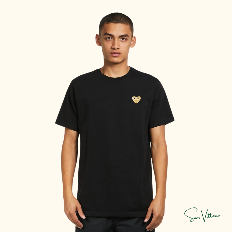 Camiseta "Gold Emblem" CDG