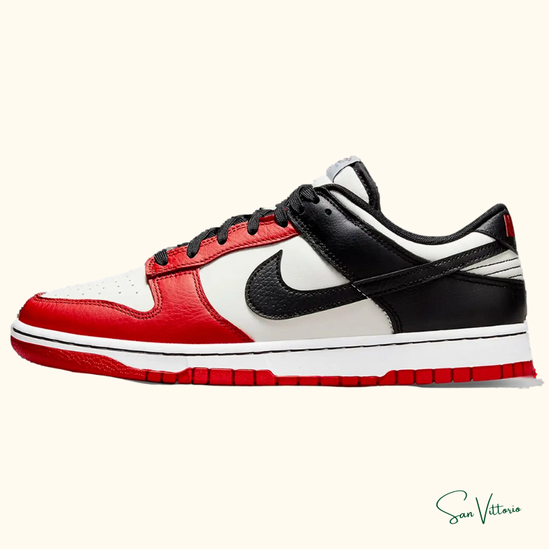 Tênis Nike Dunk Low x NBA "Chicago" Vermelho / Preto