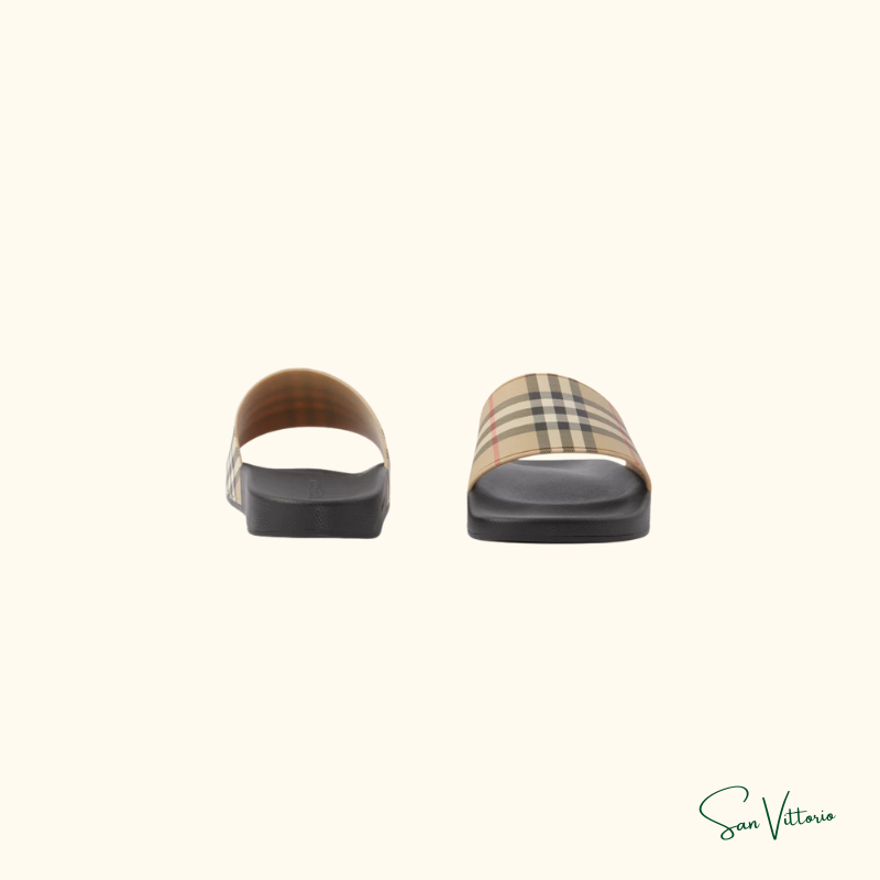 Sandália Slide "Check" Burberry