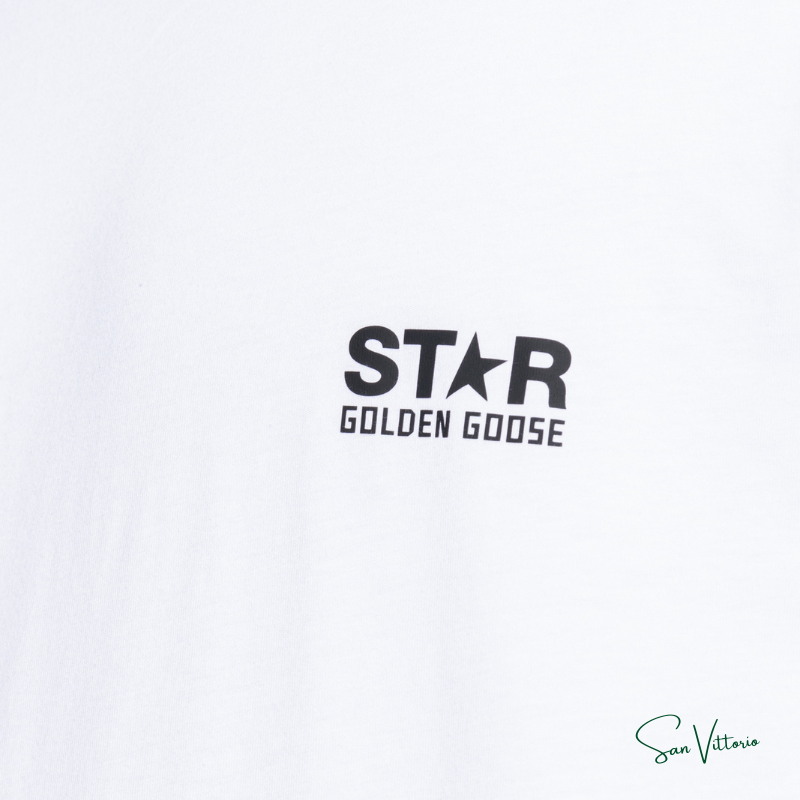 Camiseta "Big Star Back" Golden Goose