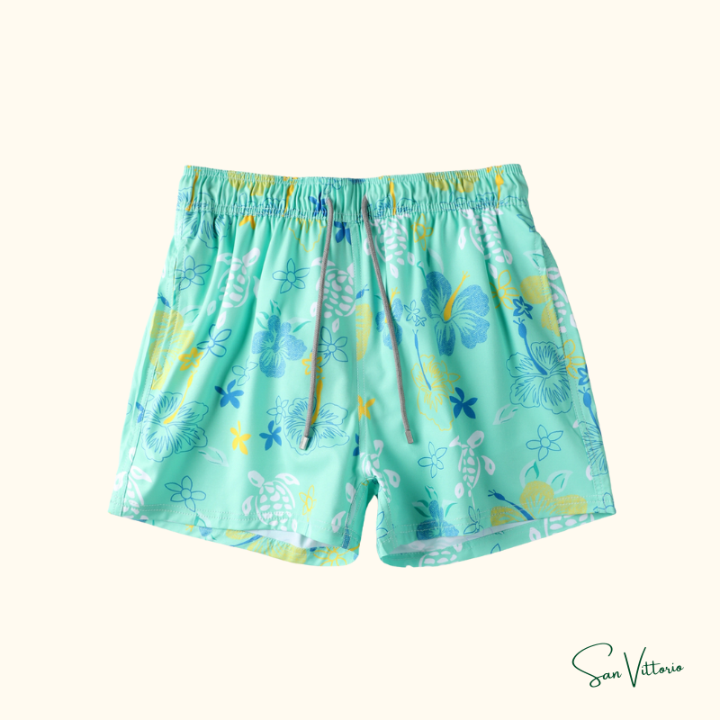 Shorts "Floral Turtle" Vilebrequin