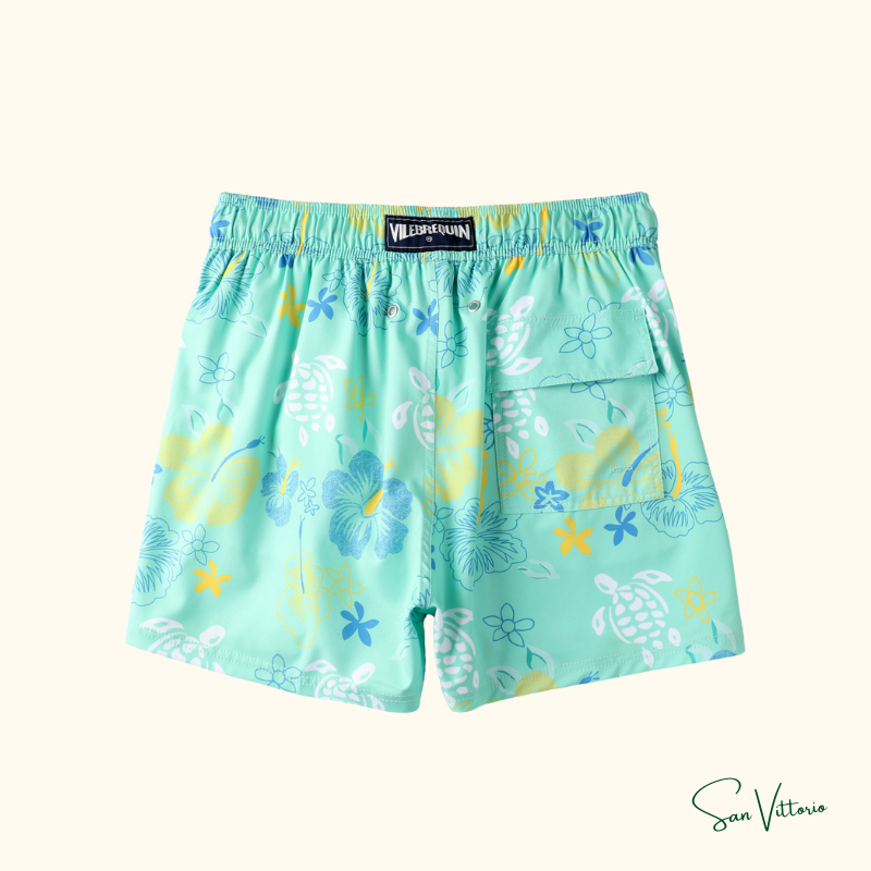 Shorts "Floral Turtle" Vilebrequin