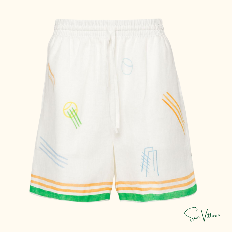 Shorts "Summer Tennis Print" Casablanca