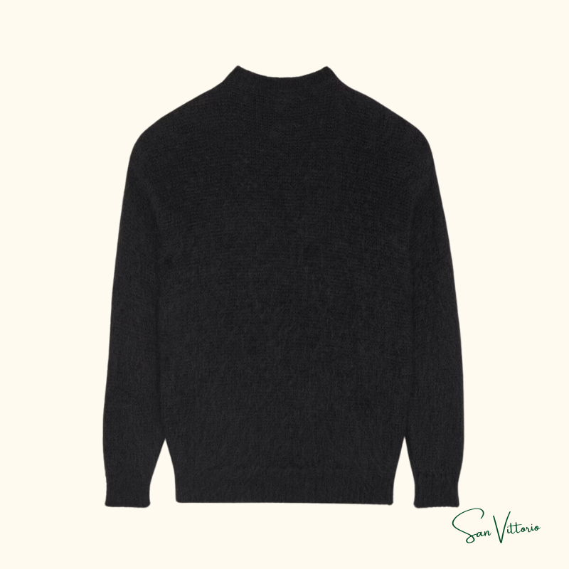 Suéter "Mohair Logo" Saint Laurent