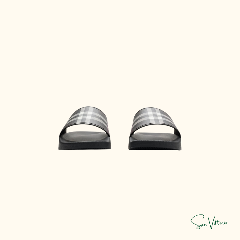 Sandália Slide "Check" Burberry