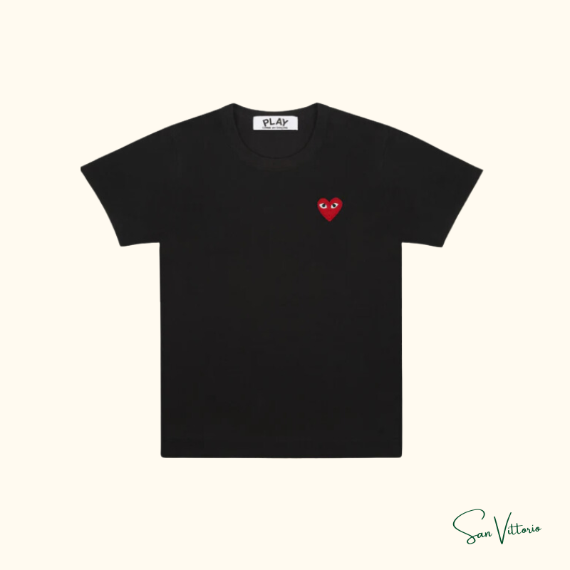 Camiseta "Play Basic" CDG Black