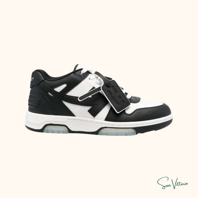 Tênis Out of Office Calf Leather Black Off-White
