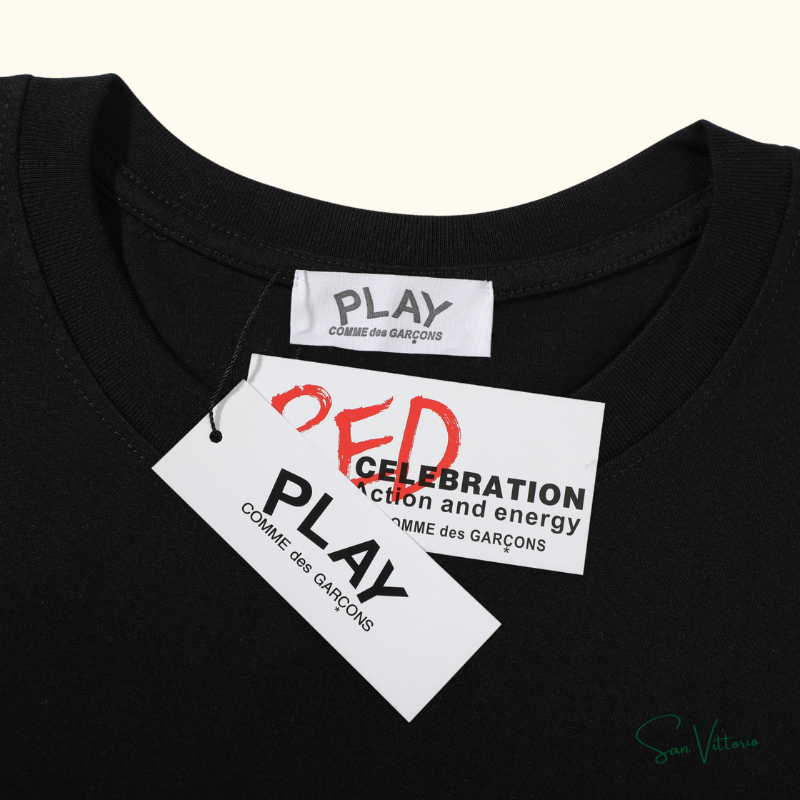 Camiseta "Play Basic" CDG Black