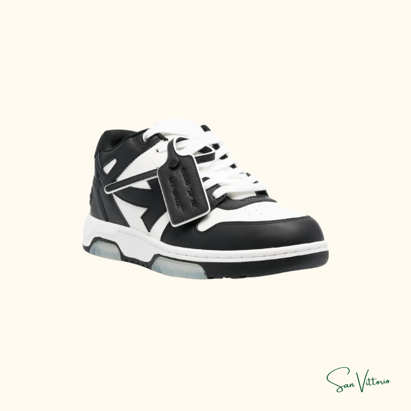 Tênis Out of Office Calf Leather Black Off-White