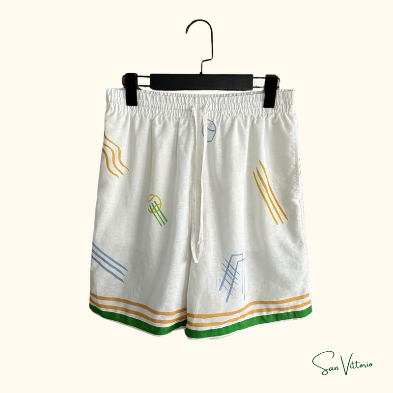 Shorts "Summer Tennis Print" Casablanca