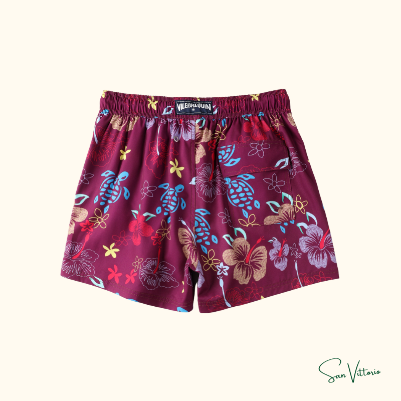 Shorts "Floral Turtle" Vilebrequin