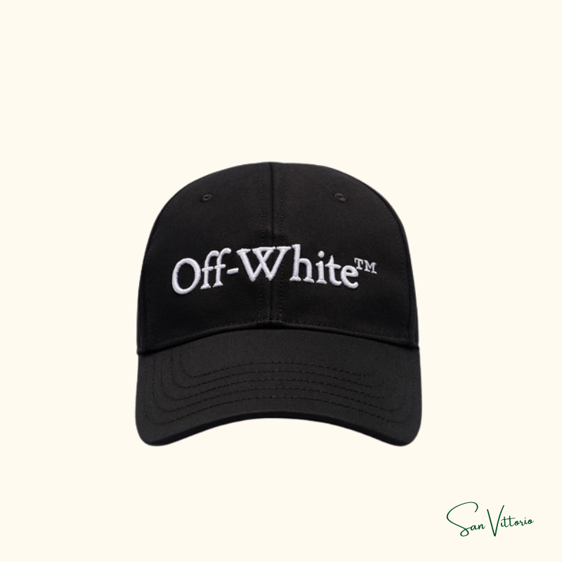 Boné "Bookish" com logo bordado Off-White