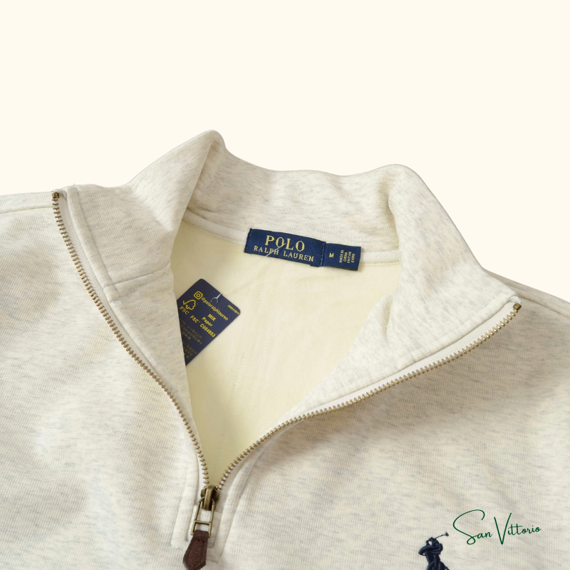 Suéter Meio Zíper Ralph Lauren