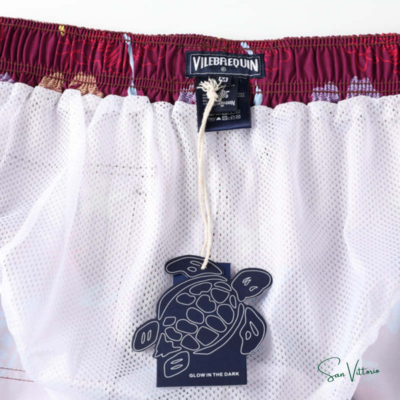 Shorts "Floral Turtle" Vilebrequin