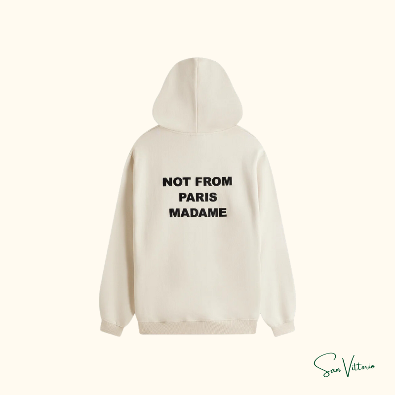 Moletom "not from paris madame"