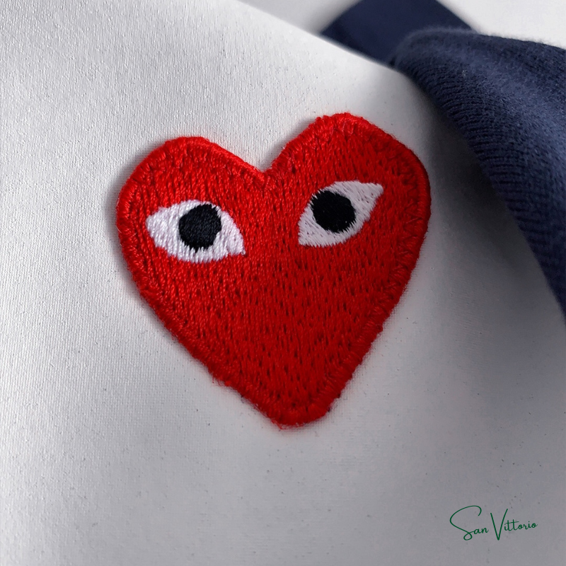 Camiseta "Print Heart Logo" CDG