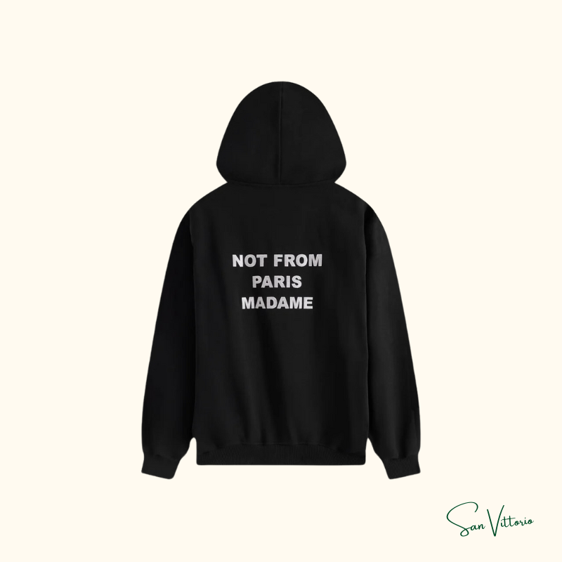 Moletom "not from paris madame"