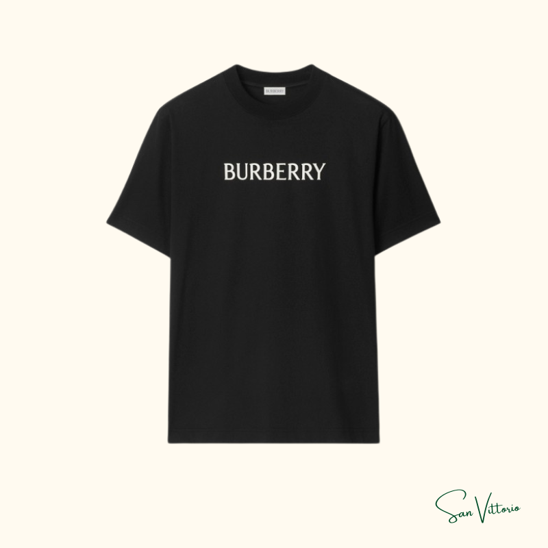 Camiseta de algodão Burberry