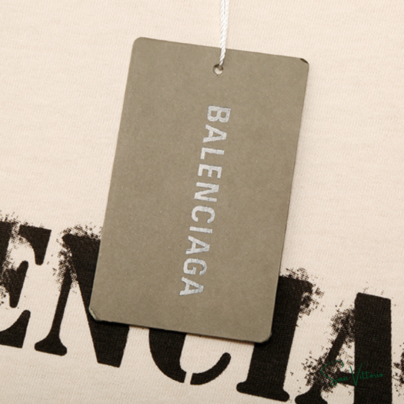 Camiseta "Vintage Logo" Balenciaga