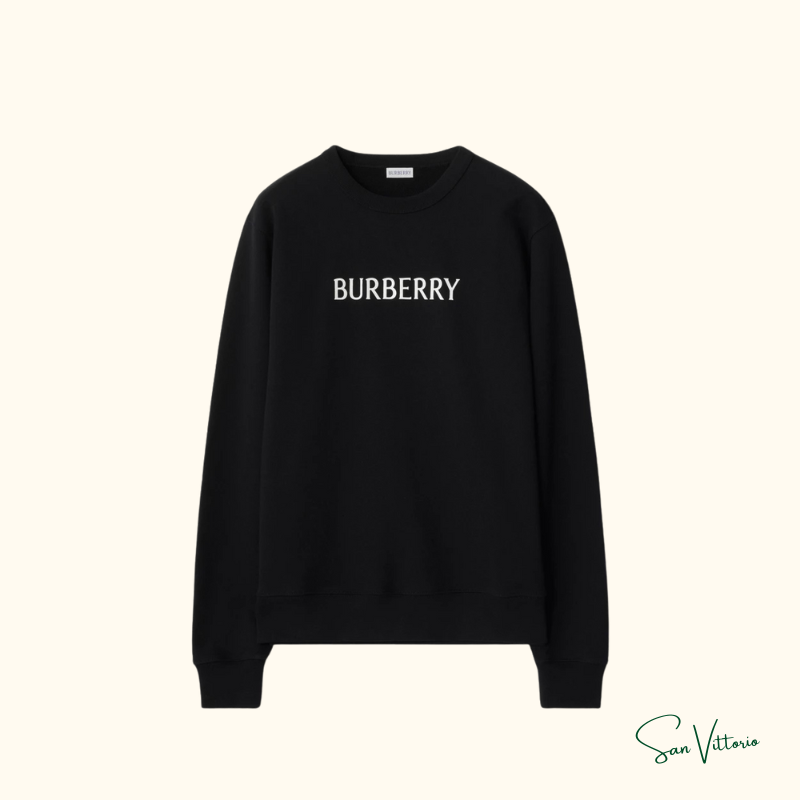 Moletom com Logo Burberry