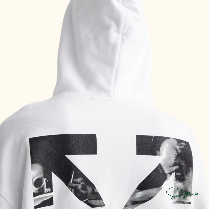 Moletom "Caravaggio Arrows" Off-white