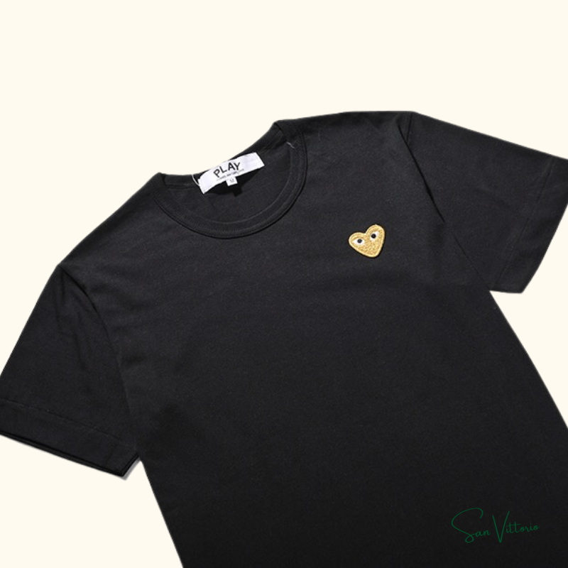 Camiseta "Gold Emblem" CDG