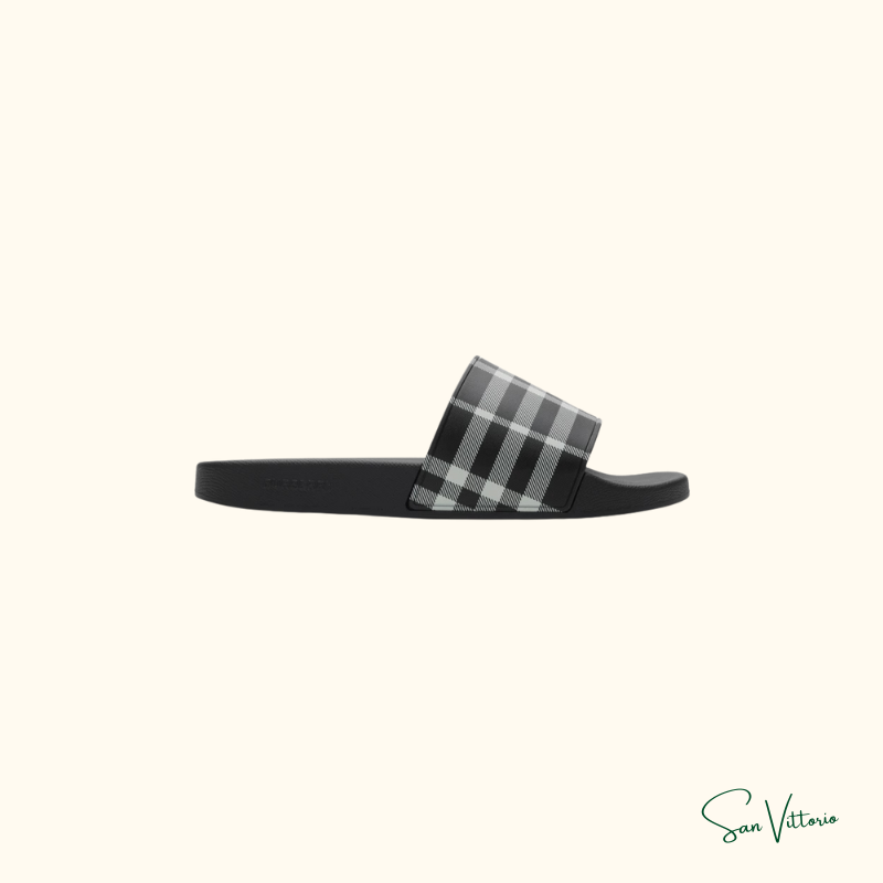 Sandália Slide "Check" Burberry